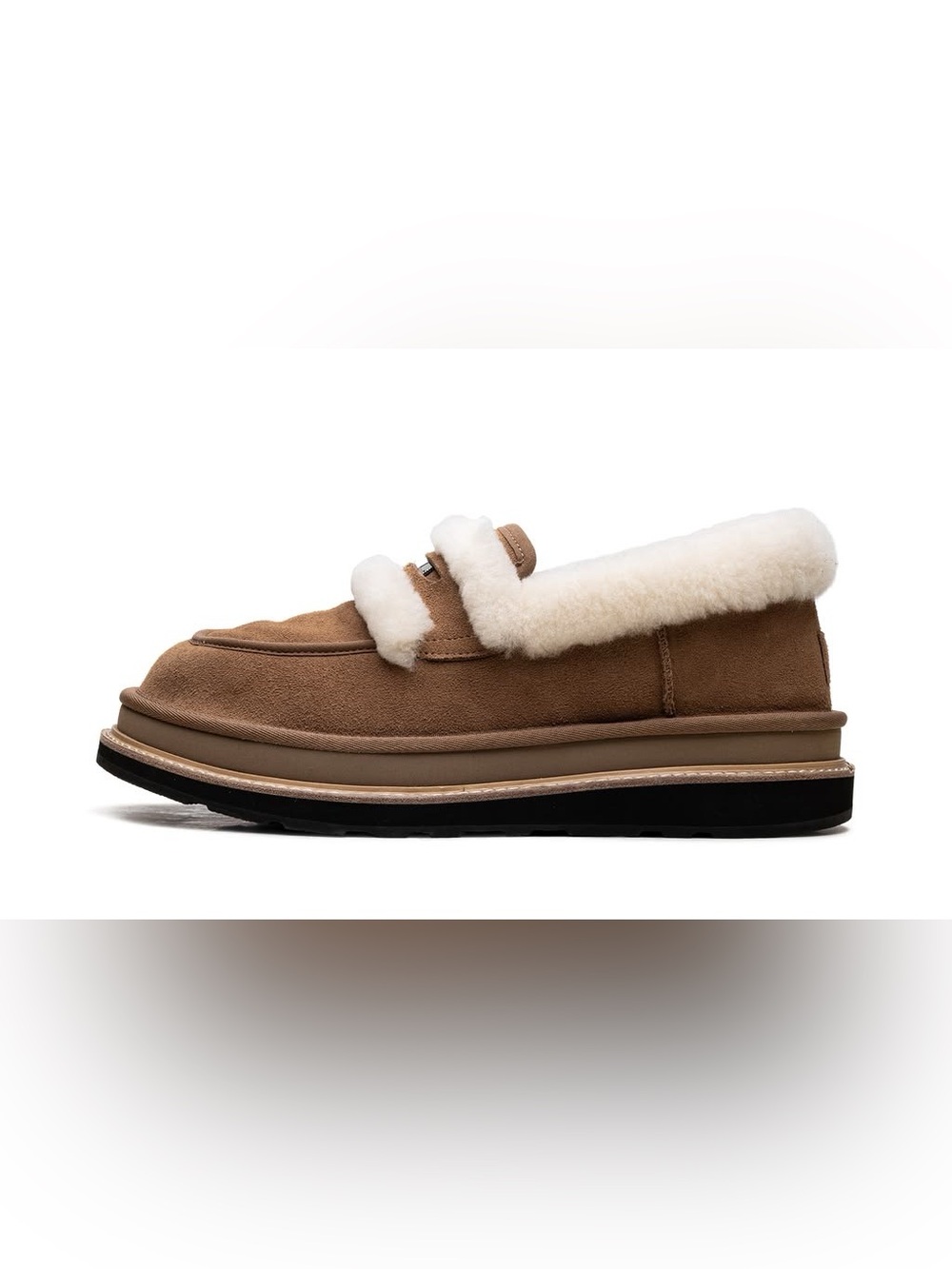 SACAI x UGG Shearling Loafers